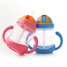 Бутылочка для кормления Baby Training Cup Straw Baby Sippy Cup